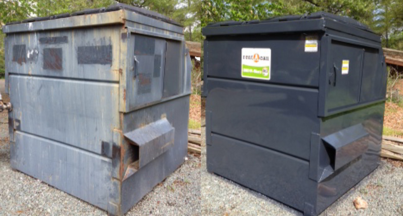 Refurbished Waste Container